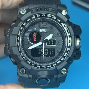 Smael 1545 Men Military Sport Quartz Analog Digital Shock and Waterproof Watch